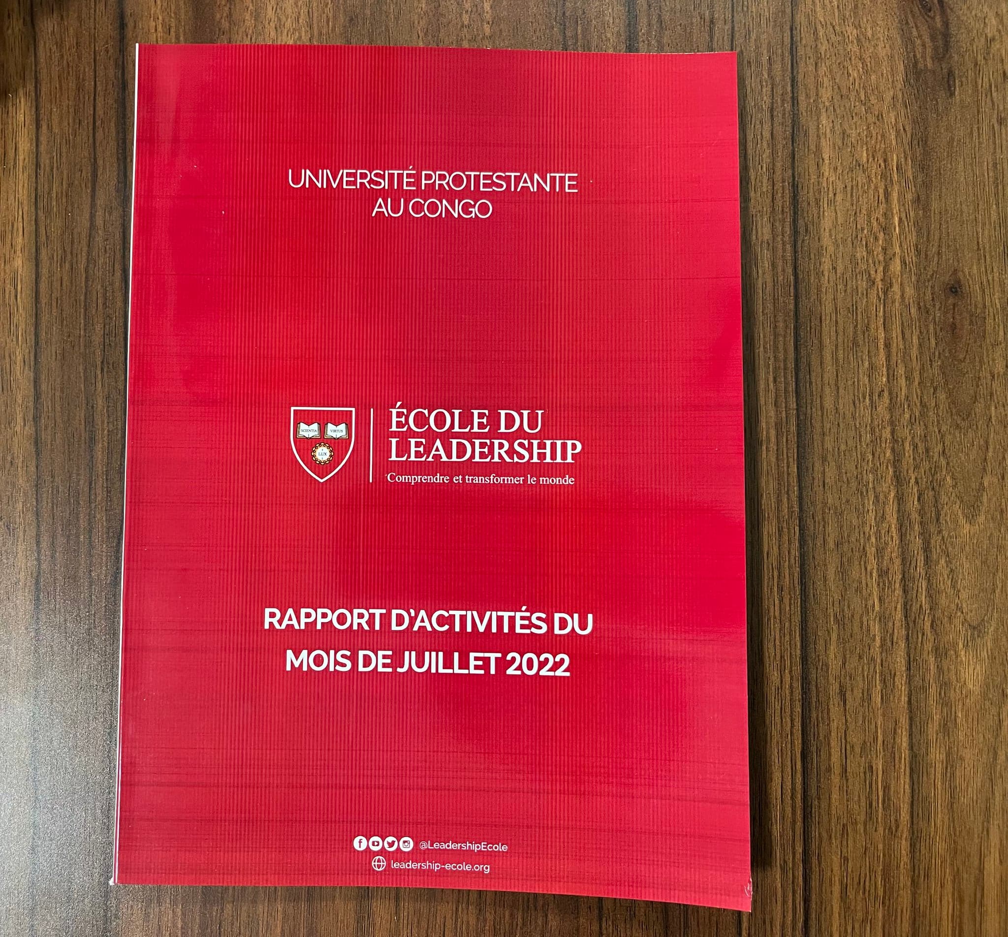 Publication du rapport d'activités de juillet 2022